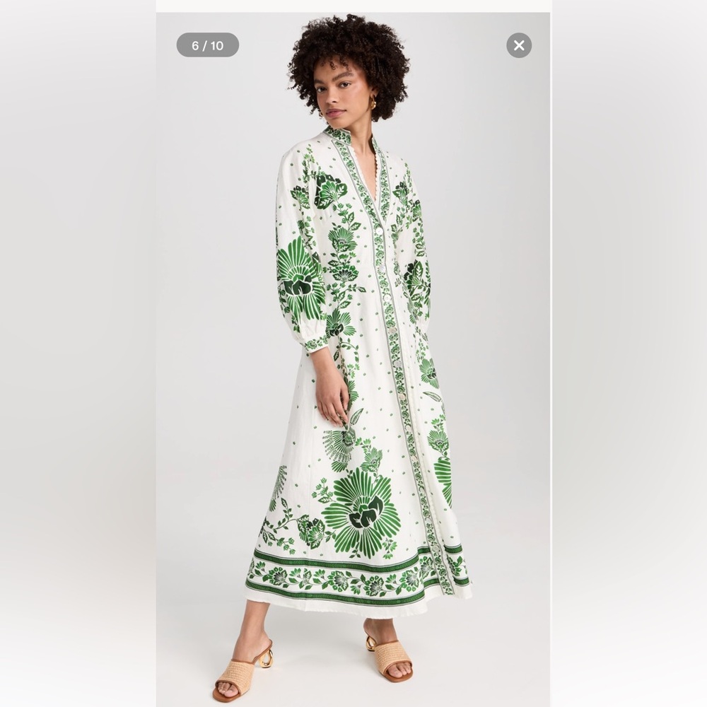 FARM Rio Forest Soul Off-White Maxi Dress
Details in photos